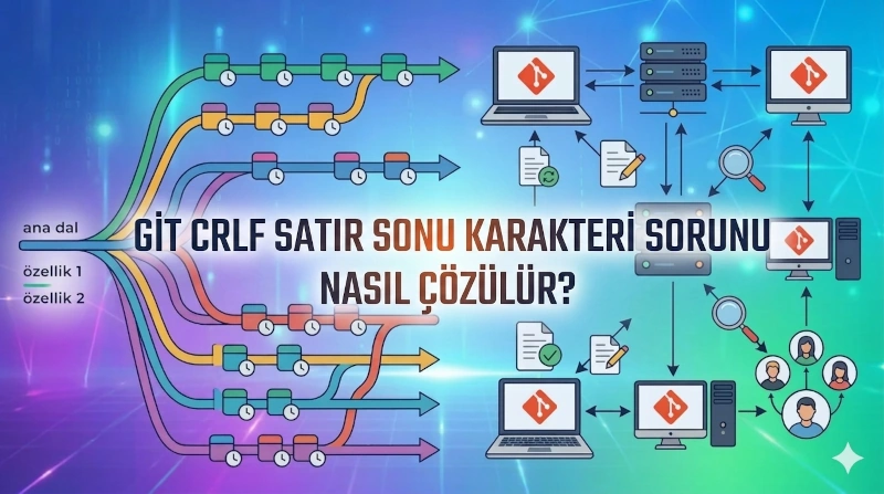 Git CRLF Satır Sonu Karakteri Sorunu Nasıl Çözülür?