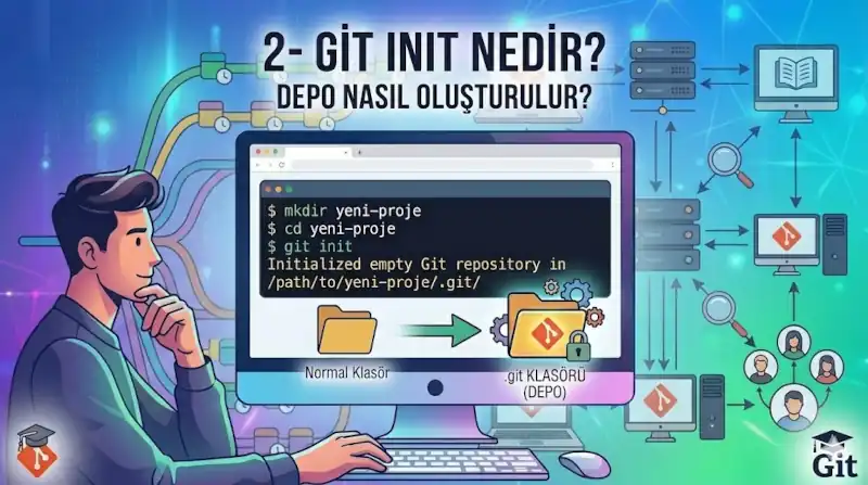 git init Nedir? Depo Nasıl Oluşturulur?